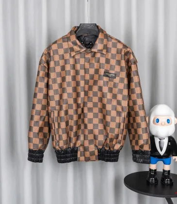 Louis Vuitton Brown Damier Check Collared Varsity Jacket #B68983