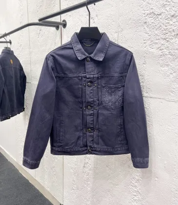 Louis Vuitton Dark Indigo Trucker Denim Jacket Early‑Fall #B67448