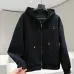 Louis Vuitton Heavyweight Zip Up Hoodie Jacket, Black 460g #B68814
