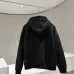 Louis Vuitton Heavyweight Zip Up Hoodie Jacket, Black 460g #B68814