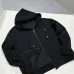 Louis Vuitton Heavyweight Zip Up Hoodie Jacket, Black 460g #B68814