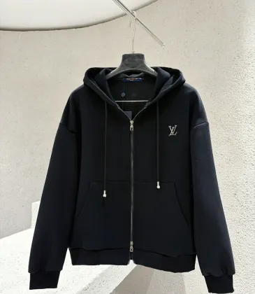 Louis Vuitton Heavyweight Zip Up Hoodie Jacket, Black 460g #B68814 Louis Vuitton Heavyweight Zip Up Hoodie Jacket, Black 460g #B68814