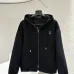 Louis Vuitton Heavyweight Zip Up Hoodie Jacket, Black 460g #B68814