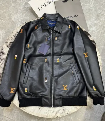 Louis Vuitton Leather Jacket for Men #A57059