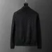 Louis Vuitton Men's Monogram Embroidered Zip-Up Jacket Black #A54579