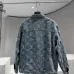 Louis Vuitton Monogram Jacquard Denim Trucker Jacket, Vintage Blue #B68816