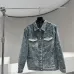 Louis Vuitton Monogram Jacquard Denim Trucker Jacket, Vintage Blue #B68816