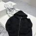 Louis Vuitton Monogram Zip Up Hoodie, Grey, Black 460g #B68815