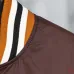 Louis Vuitton Runway Brown Satin Varsity Bomber Jacket #B68979