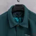 Louis Vuitton Runway Dark Green Collared Varsity Jacket #B68978
