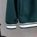 Louis Vuitton Runway Dark Green Collared Varsity Jacket #B68978