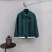 Louis Vuitton Runway Dark Green Collared Varsity Jacket #B68978