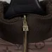 Louis Vuitton Runway Style Brown Fleece Zip-Up Varsity Jacket #B68977
