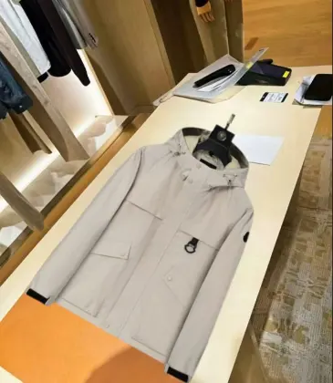 Moncler Graphic‑Logo Hooded Full‑Zip Utility Jacket, Cream White #B68279 Moncler Graphic‑Logo Hooded Full‑Zip Utility Jacket, Cream White #B68279