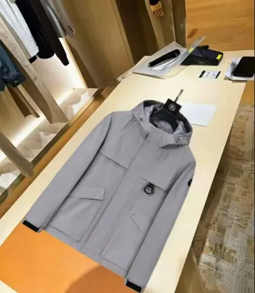 Moncler Graphic‑Logo Hooded Full‑Zip Utility Jacket, Light Gray #B68280 Moncler Graphic‑Logo Hooded Full‑Zip Utility Jacket, Light Gray #B68280