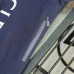 Moncler Letter‑Print Hooded Full‑Zip Windbreaker Jacket, Navy Blue #B68285