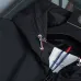 Moncler Printed‑Logo Hooded Full‑Zip Windbreaker Jacket, Black #B68276