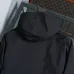 Moncler Printed‑Logo Hooded Full‑Zip Windbreaker Jacket, Black #B68276