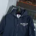 Moncler Printed‑Logo Hooded Full‑Zip Windbreaker Jacket, Navy #B68277