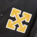 Off-White Yellow Arrow Embroidered Varsity Jacket, Black #B69189