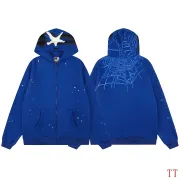 Spider‑5 Men Fleece‑Lined Zip‑Up Hooded Jacket, Royal Blue #B67973 Spider‑5 Men Fleece‑Lined Zip‑Up Hooded Jacket, Royal Blue #B67973