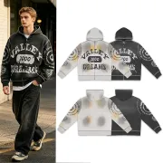 Valley Dreams 2000 Vintage Print Zip‑Up Hoodie Jacket, Multi‑Tone #B67639 Valley Dreams 2000 Vintage Print Zip‑Up Hoodie Jacket, Multi‑Tone #B67639