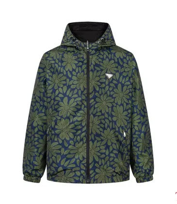 Prada 26SS Reversible Floral Print Hooded Wind Jacket #B68849