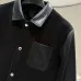 Prada Dark Style Varsity Baseball Jacket, Black Leather &amp; Wool Blend #B68851