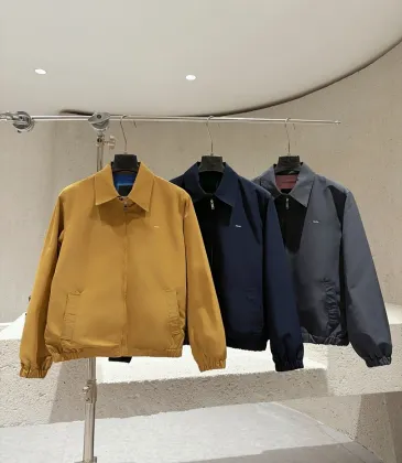 Prada Fall Winter Turn Collar Bomber Pilot Jacket, Multi Colors #B68853