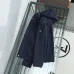 Prada Triangle Logo Hooded Full‑Zip Windbreaker Jacket, Navy #B68270