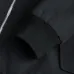 Prada Triangle Logo Full‑Zip Stand Collar Jacket, Black #B68269