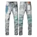 purple jeans  for Men #A64978