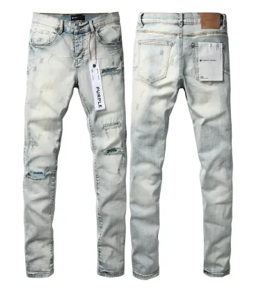 purple jeans  for Men #A64981