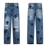 Chrome Hearts Jeans for Men #A57042 Chrome Hearts Jeans for Men #A57042