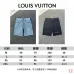 Louis Vuitton SS26 Runway Logo Embroidered Denim Shorts #B67474