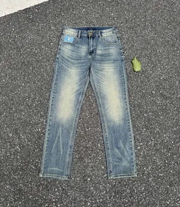 Louis Vuitton SS26 Fall Pocket Art Print Logo YKK Zipper Jeans #B67468 Louis Vuitton SS26 Fall Pocket Art Print Logo YKK Zipper Jeans #B67468