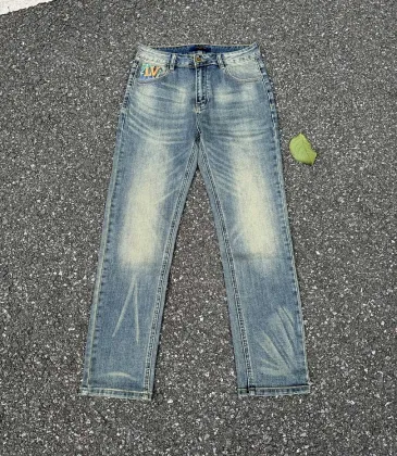 Louis Vuitton SS26 Fall Pocket Print Logo YKK Zipper Jeans #B67467 Louis Vuitton SS26 Fall Pocket Print Logo YKK Zipper Jeans #B67467