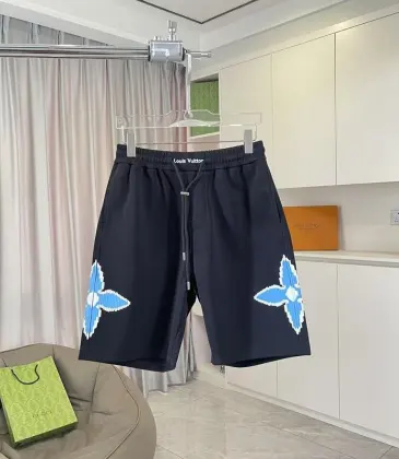 Louis Vuitton Pants for Louis Vuitton Short Pants for men Black/White/Blue #A53833 Louis Vuitton Pants for Louis Vuitton Short Pants for men Black/White/Blue #A53833