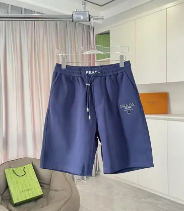 Prada Shorts Pants for Men Black/White/Blue #A53728 Prada Shorts Pants for Men Black/White/Blue #A53728