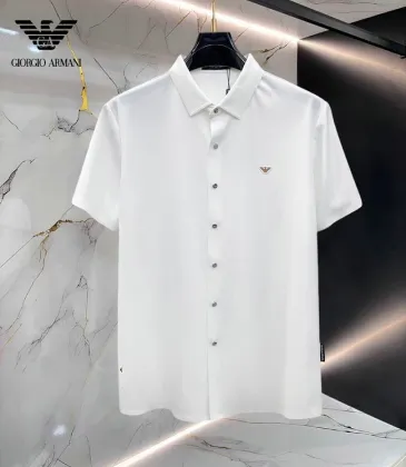 Armani Shirts for Armani Short-sleeved Shirts For Men #A65067