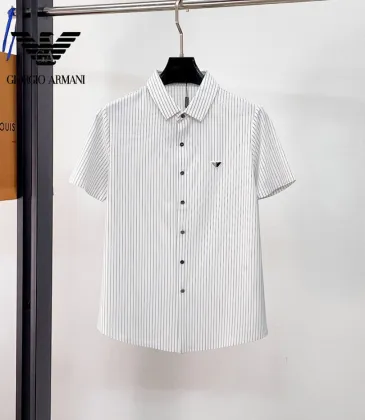 Armani Shirts for Armani short-sleeved Shirts For Men #A61454