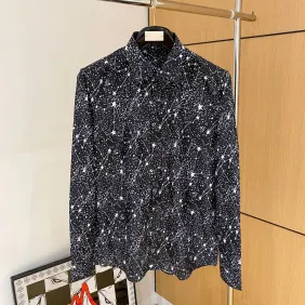 YSL shirts for YSL Long-Sleeved Shirts for men #B69604