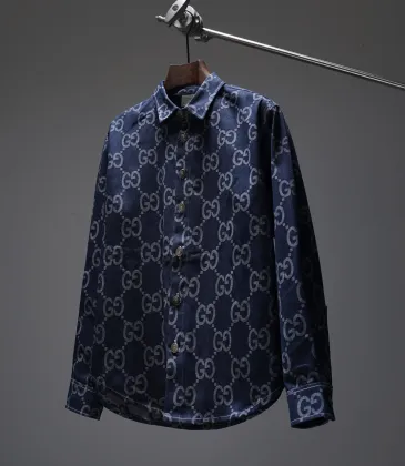 Gucci shirts for Gucci long-sleeved shirts for men #B68954