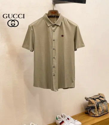 Gucci shirts for Gucci short-sleeved shirts for men #A61459
