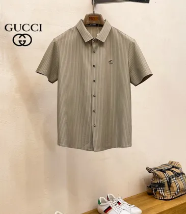 Gucci shirts for Gucci short-sleeved shirts for men #A61460