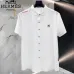 HERMES shirts for HERMES Short sleeved shirts for men #A65068