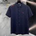 HERMES shirts for HERMES Short sleeved shirts for men #A65068