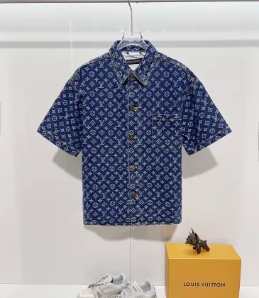 Louis Vuitton Shirts for Louis Vuitton Short sleeved shirts for men #A64630