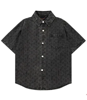 Louis Vuitton Shirts for Louis Vuitton Short sleeved shirts for men #A64631