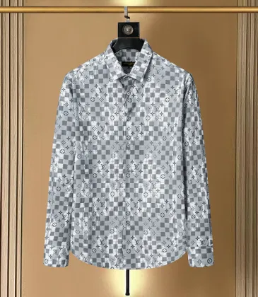 Louis Vuitton Shirts for Louis Vuitton long sleeved shirts for men #A64847